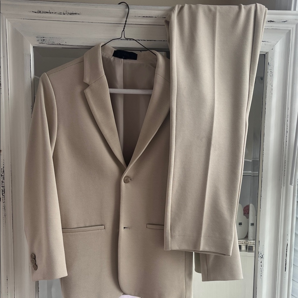 Zara Kids Cream Suit Set